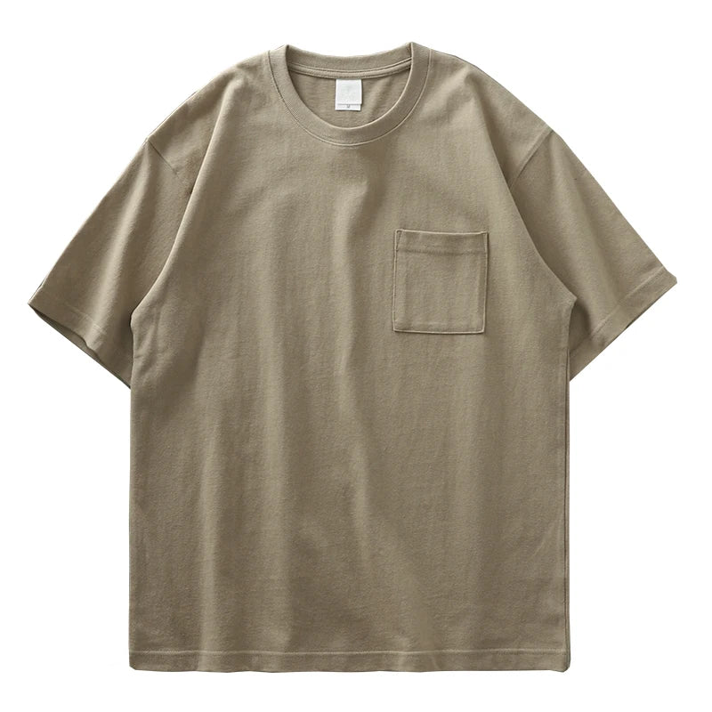 Men's The Archive Tee: 320 GSM Heavyweight Pocket Vintage T-Shirt