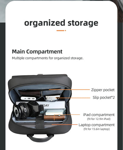 The Modern Commuter: HEROIC KNIGHT Flap Laptop Backpack