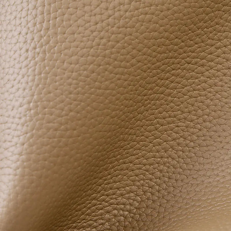 Close-up of beige leather texture