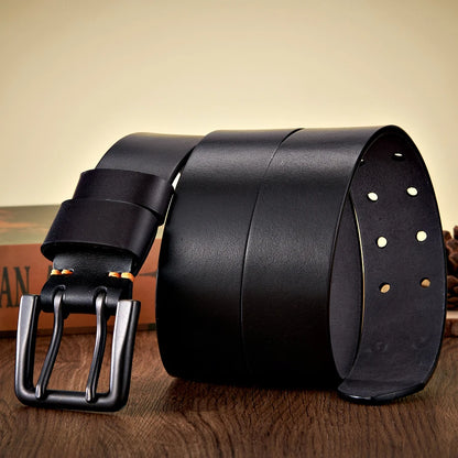 The Maverick | Men's Double-Pin Buckle Real Leather Belt