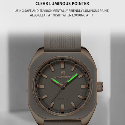 The Naviforce Polygon Women's Watch: Sculpted Simplicity for the Modern Wardrobe