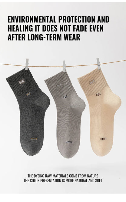 MiiOW Pure Cotton Crew Socks (5 Pairs)