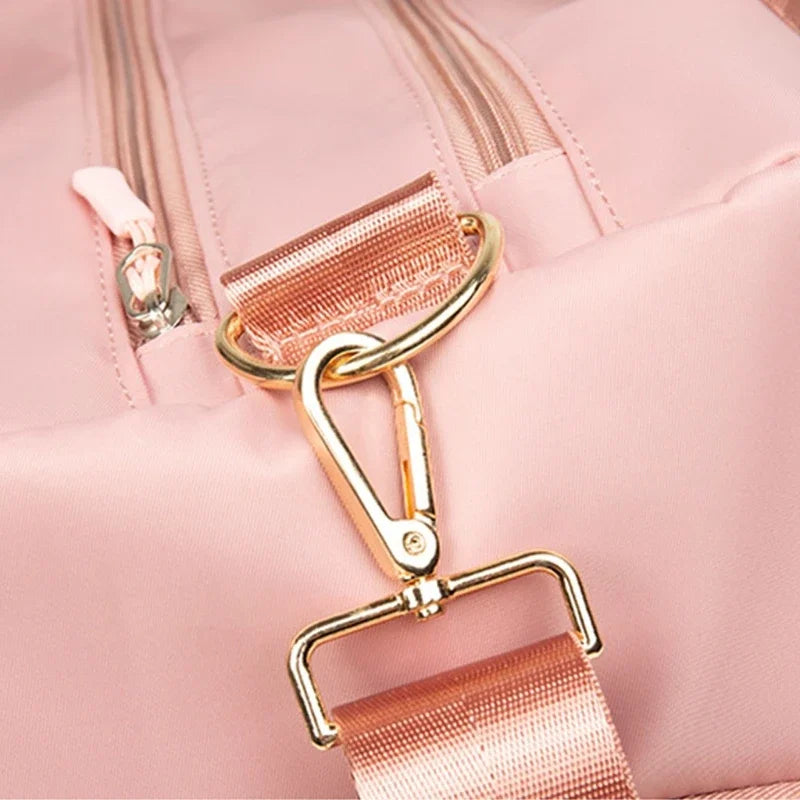 Women's Duffel Bag with Shoe Compartment