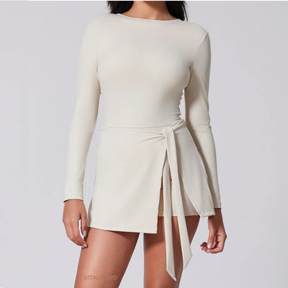Court-to-Cocktails Wrap Tennis Dress