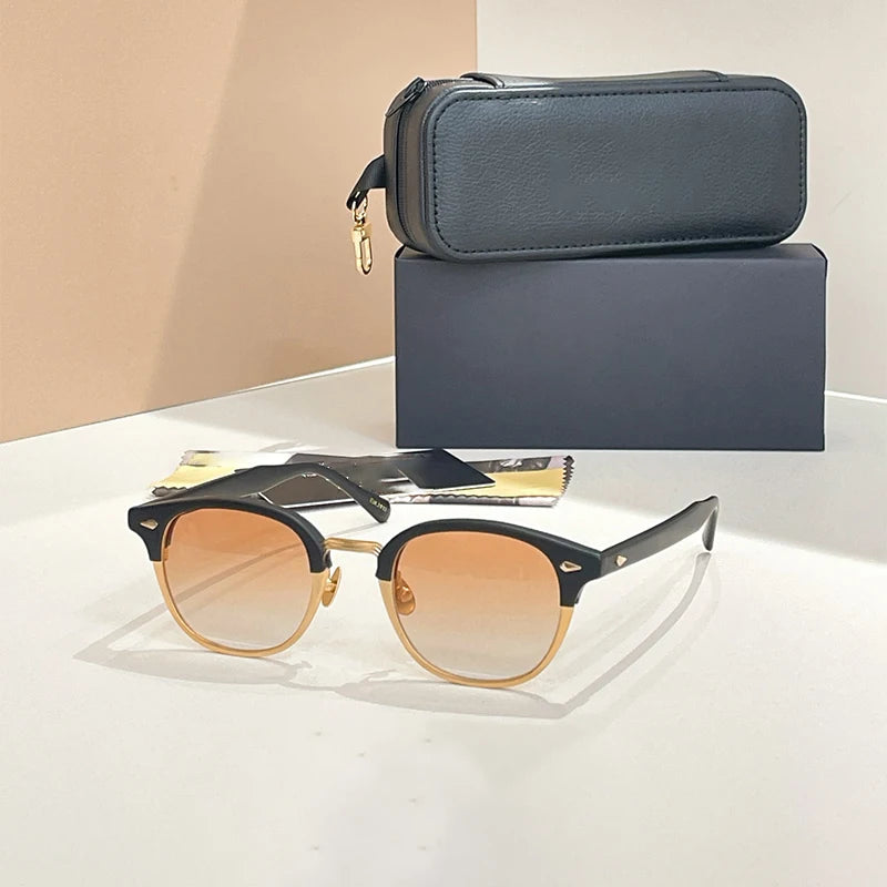 The Iconoclast | Timeless Luxury Oval Acetate Sunglasses