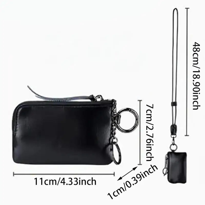 Unisex Genuine Leather Coin Purse