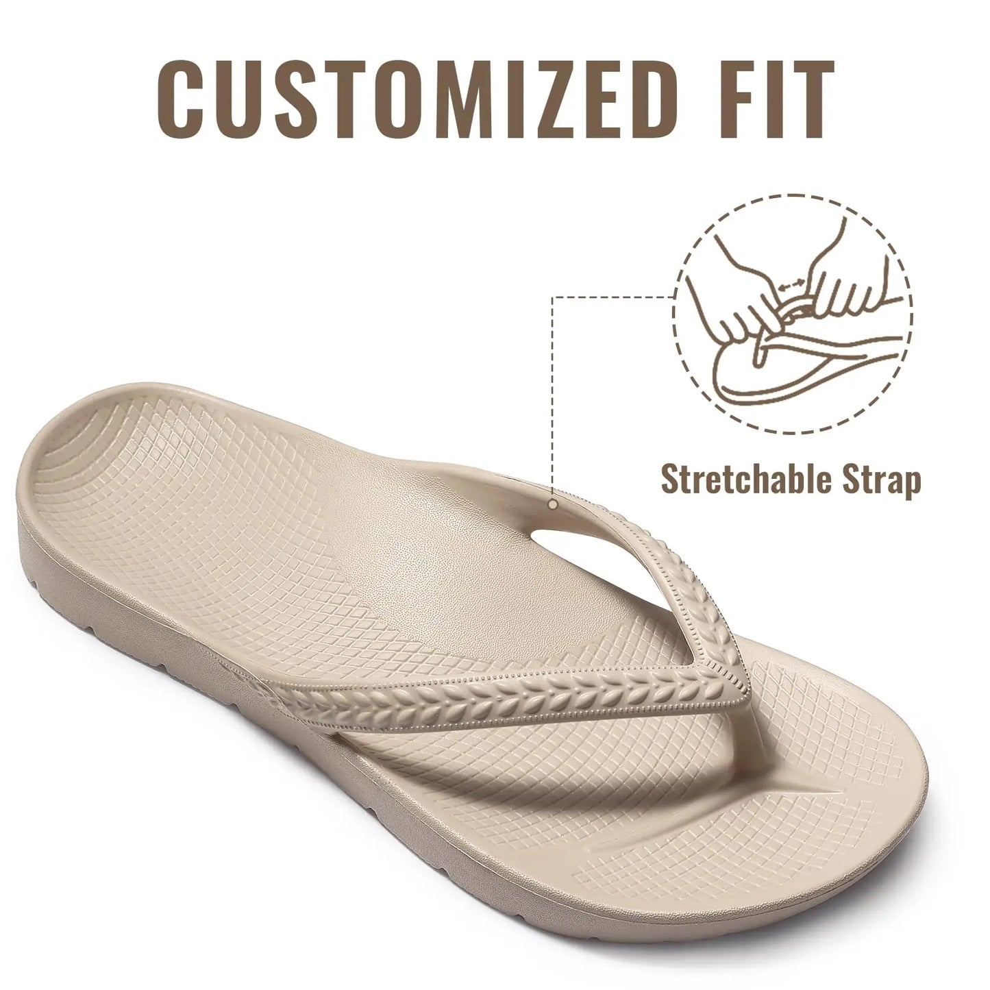 The Cloud-Walk Thong: All-Day Ergonomic Support for Sun-Drenched Days