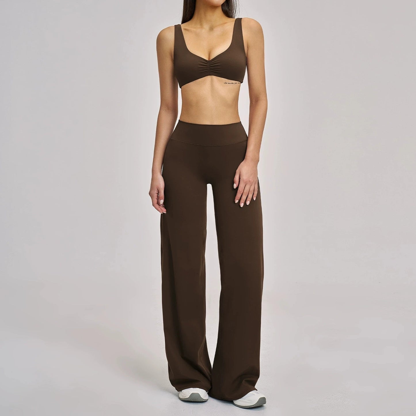 The Aura Ribbed Seamless Sports Yoga Set