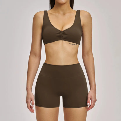 The Aura Ribbed Seamless Sports Yoga Set