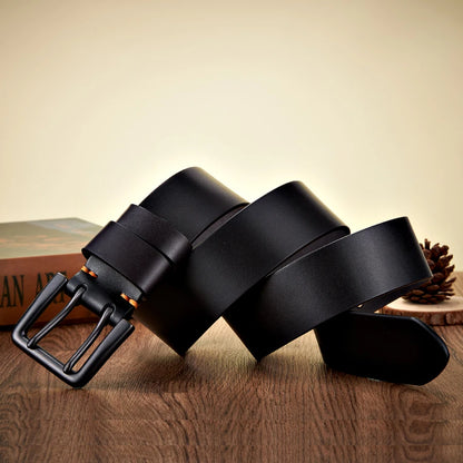 The Maverick | Men's Double-Pin Buckle Real Leather Belt