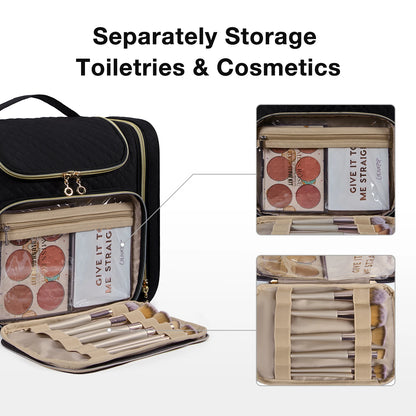 The 'Jetsetter' Quilted Beauty Organizer by BAGSMART