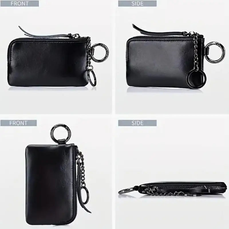 Unisex Genuine Leather Coin Purse