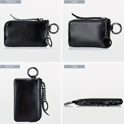 Unisex Genuine Leather Coin Purse