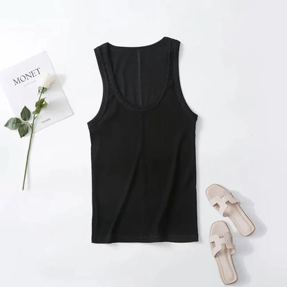 The Godard Brutalist Ribbed Tank: Slim Silhouette