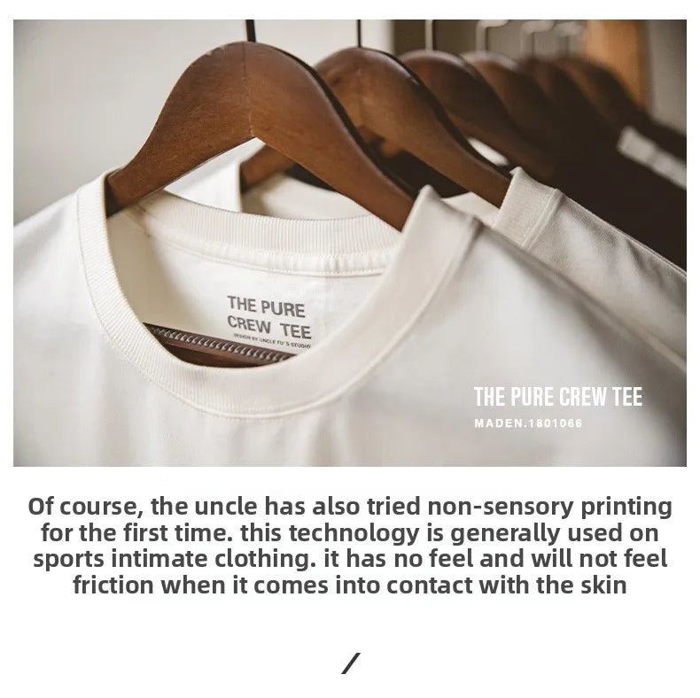 The Pure Crew Tee: Foundation of the Modern Men's Wardrobe