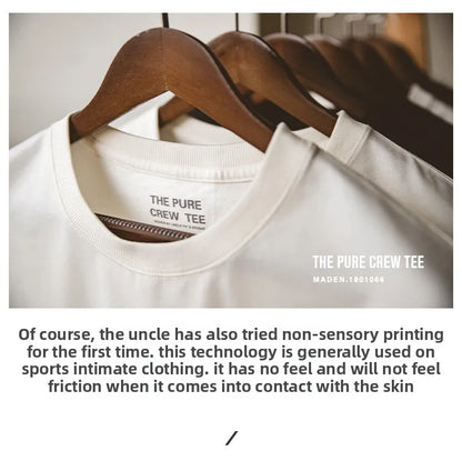 The Pure Crew Tee: Foundation of the Modern Men's Wardrobe