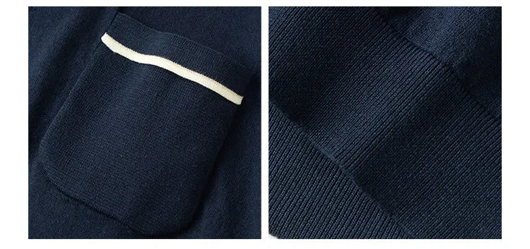 The 1940s Riviera Knit Polo Shirt Men's Vintage 1940s | 100% Combed Cotton Slim Fit Short Sleeve Casual Sportswear