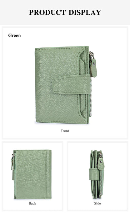 Women's Existentialist Compact RFID Wallet  | Top Grain Leather