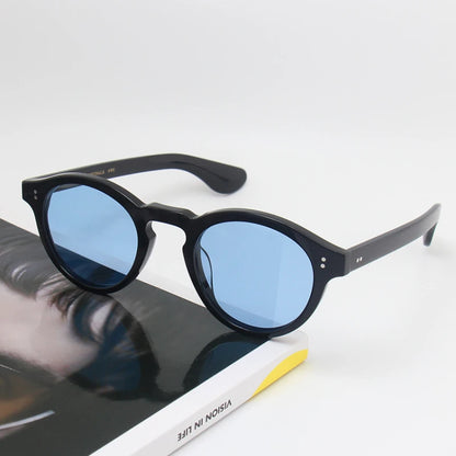The Archive Circle: Sculpted Acetate Polarised Sunglasses