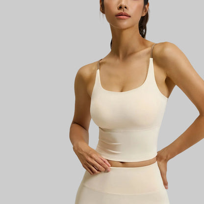 The Sculpt & Flow Longline Sports Bra