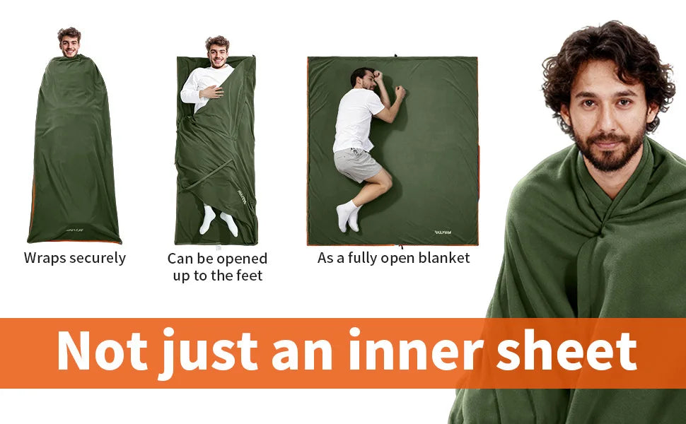 Cozy Chic: The MAPLEAF Fleece Sleeping Bag Cocoon