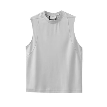 DUKEEN 250G Heavyweight Modal Cool-Touch Gym Tank Top | Men's Architectural Sleeveless Vest