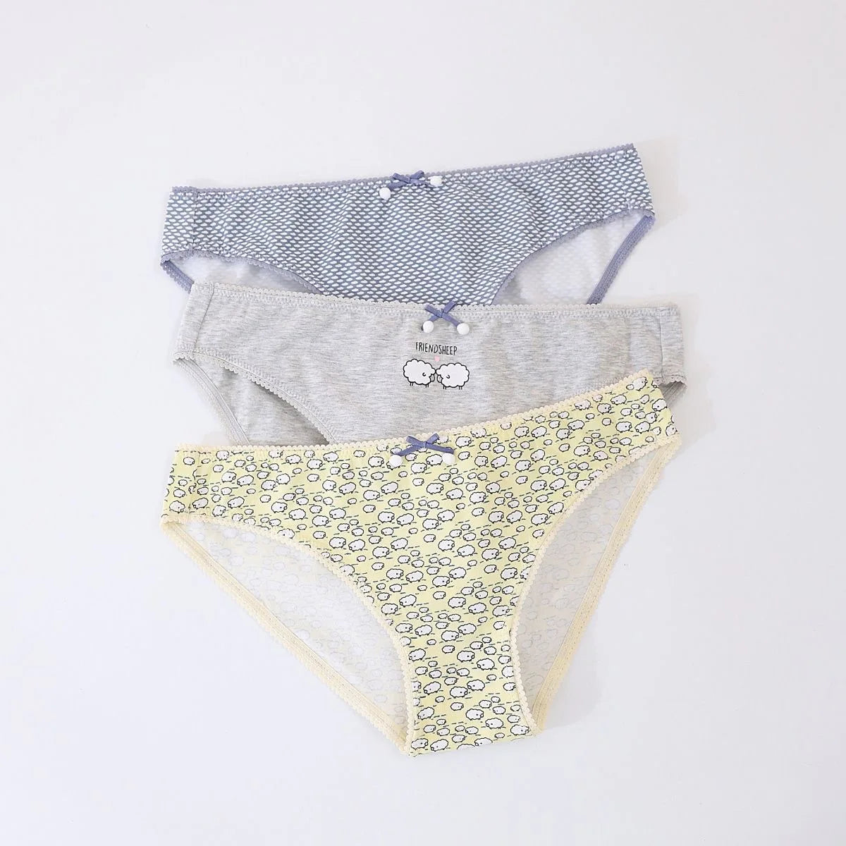 The Godard Grid Low-Waist Briefs (3-Pack)