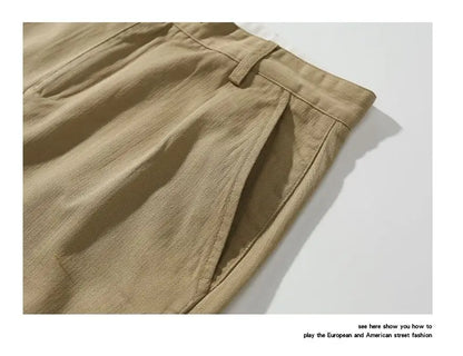 Men’s Cotton Herringbone Utility Short