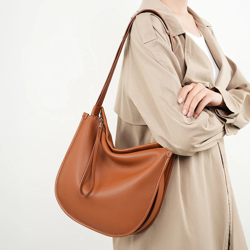 The Muse Hobo | Grain Leather Women Crossbody Hand Bag