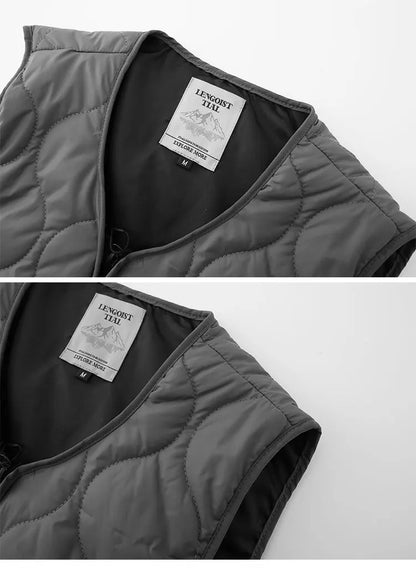 Men's LENGOIST TIAL: Outdoor Mountain Quilted Vest