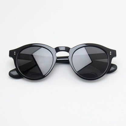 The Archive Circle: Sculpted Acetate Polarised Sunglasses