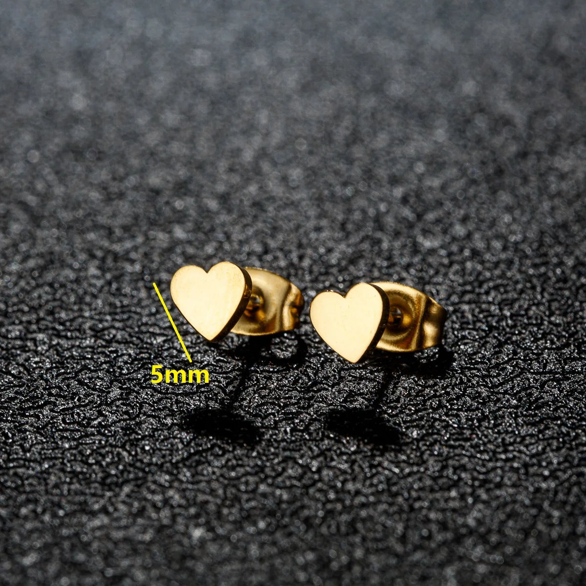 Sweet Heart Stud Earrings