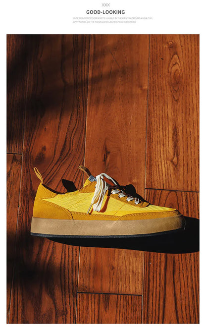 Seoul Street Canvas: The All-Day "Ice Silk" Breathable Sneaker