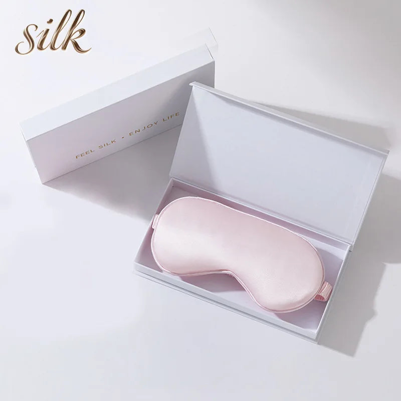 The Nocturne Eye Mask: 16 Momme Pure Mulberry Silk Sleep Sanctuary