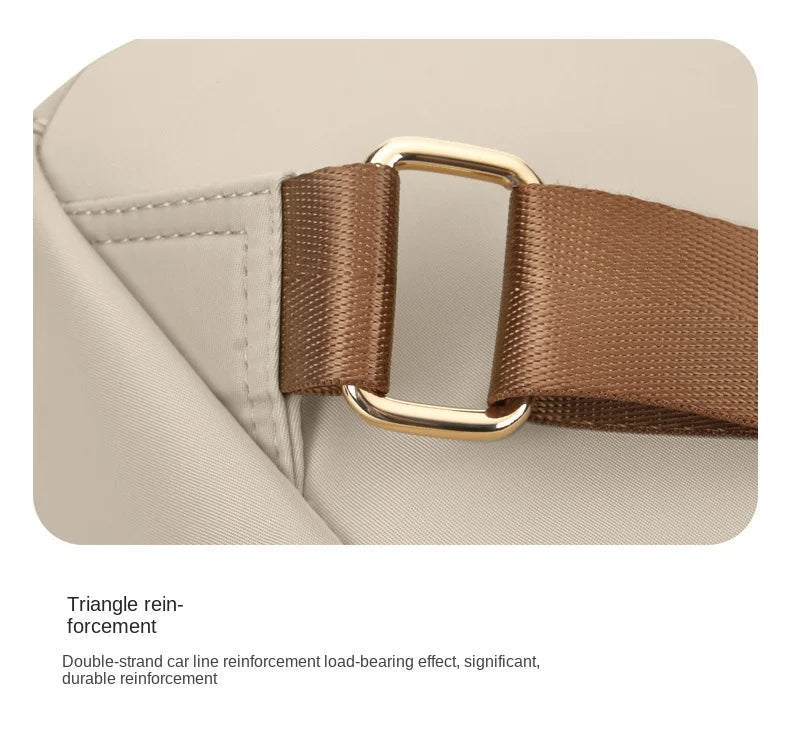 Minimalist Women's Laptop Backpack - Waterproof, Anti-Theft, & Elegant School/Work Daypack