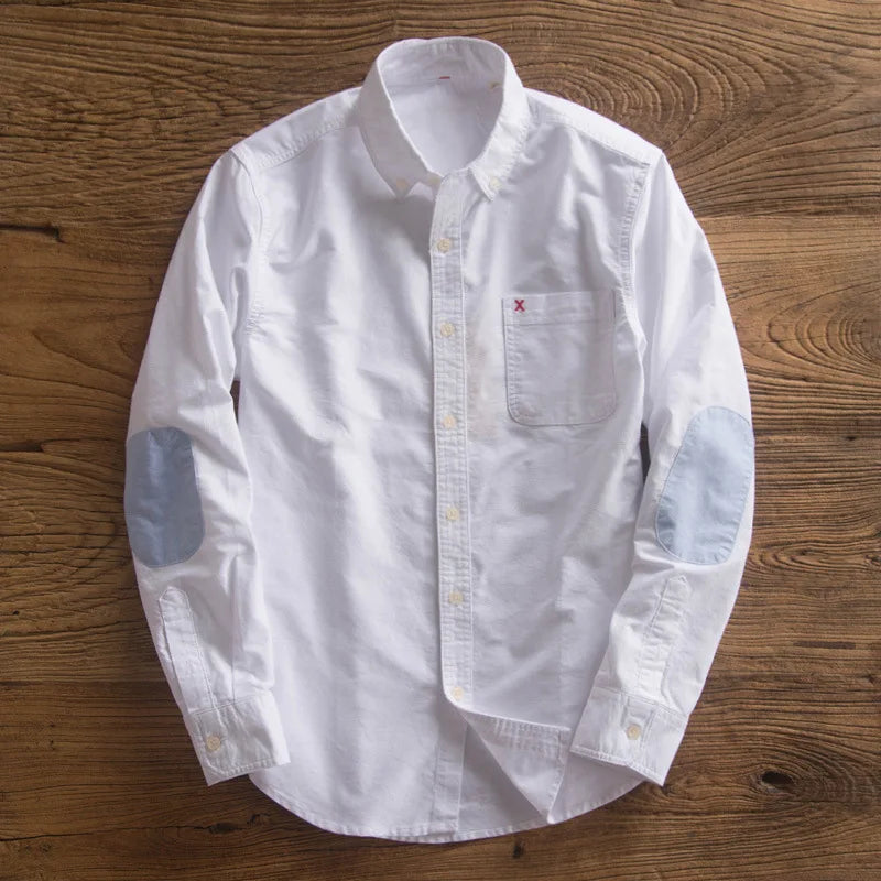 Men's Japanese Retro Oxford Shirt
