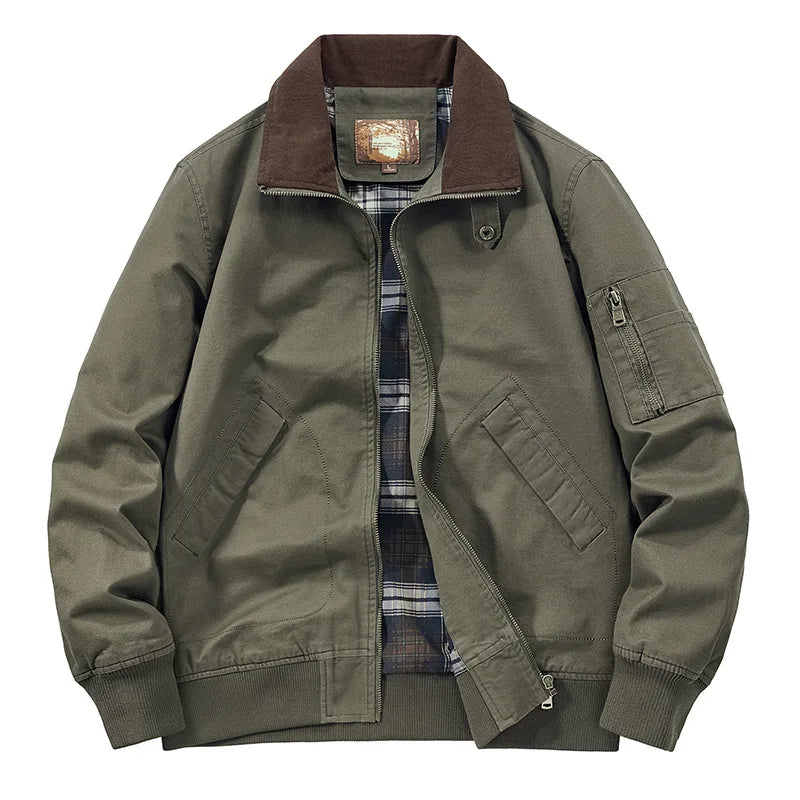 The Ultimate Everyday Utility: 100% Pure Cotton Pilot Jacket