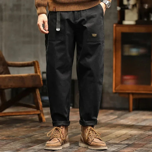 Vintage Utility: Men's Loose Profile Cargo Pants