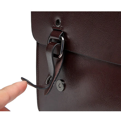 Women's Cowhide Leather Backpack | Convertible Crossbody & Shoulder Bag