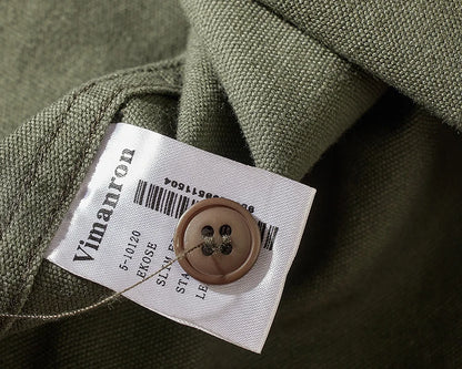 Men's Heritage Canvas Shirt: Contrast Patch Oxford Work wear