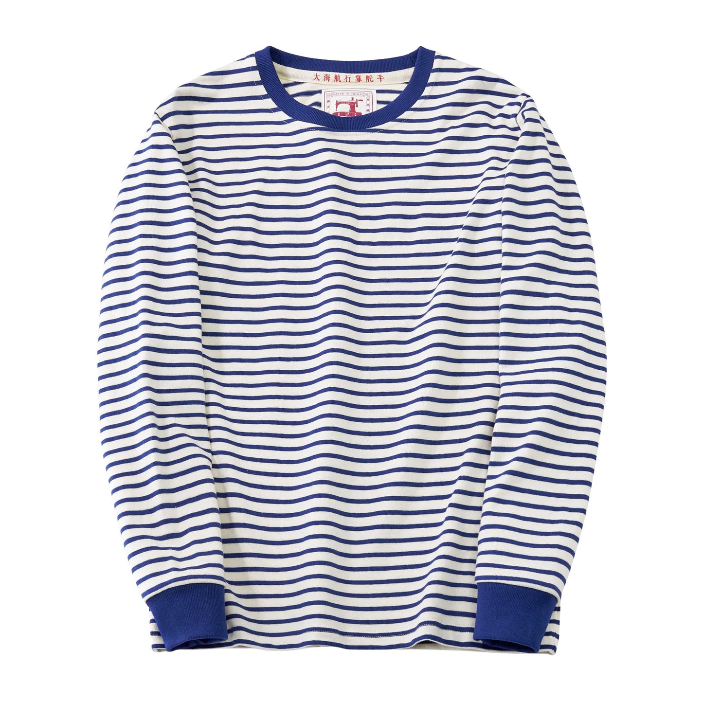 Originals 300g Heavyweight crew neck striped sweatshirt