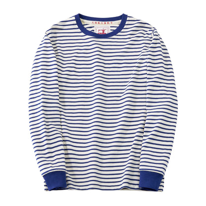 Originals 300g Heavyweight crew neck striped sweatshirt