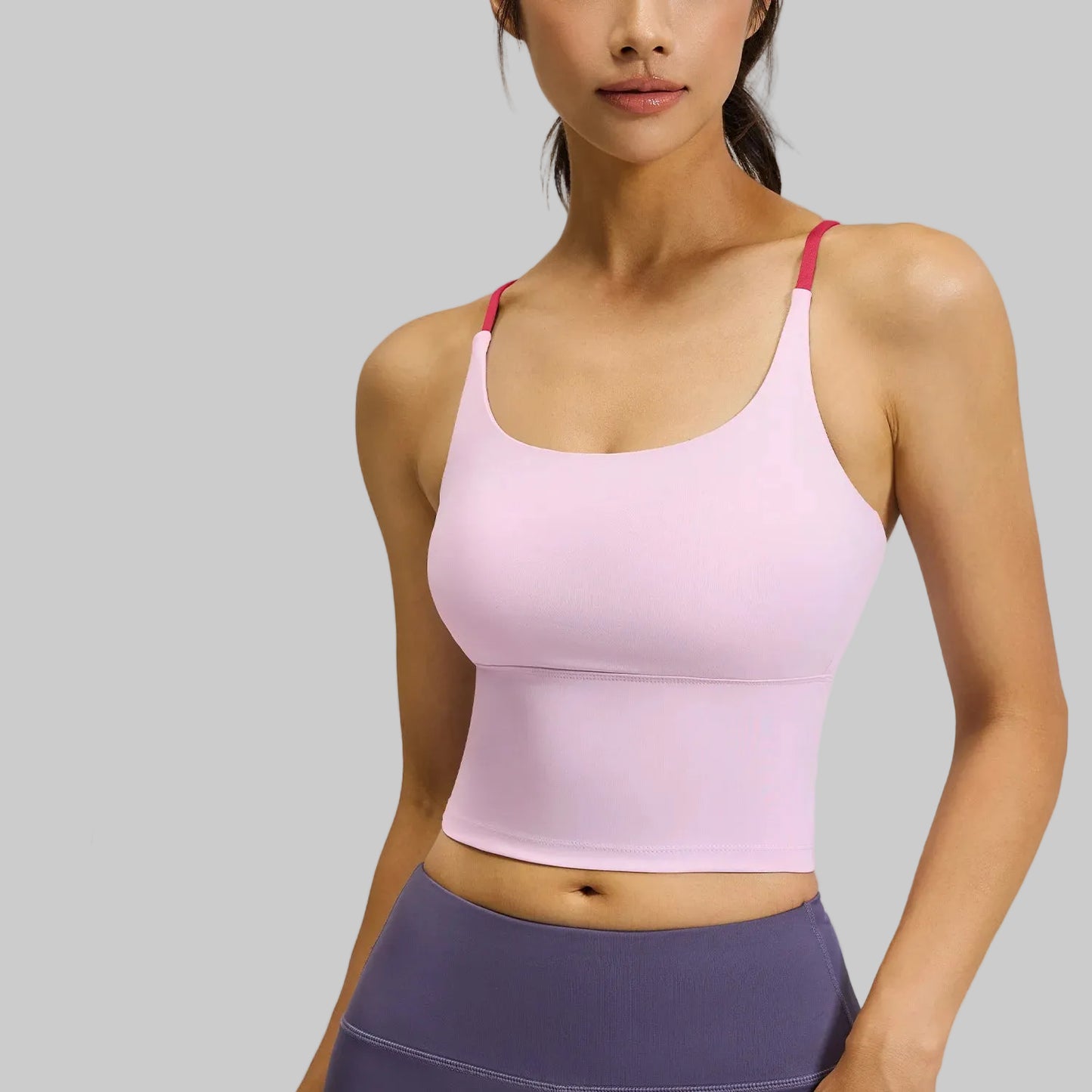 The Sculpt & Flow Longline Sports Bra