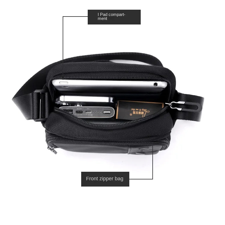 The Bauhaus Beat: Architectural Oxford Sling Bag | GOLF