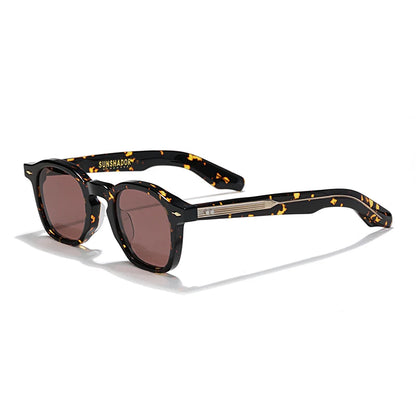 Handmade Round Frame Acetate Sunglasses | Premium Quality Men's & Women's UV400