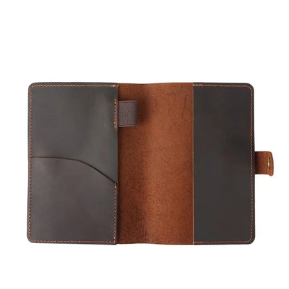 The Nomad’s Daily Anchor | Genuine Leather Pocket Journal Cover