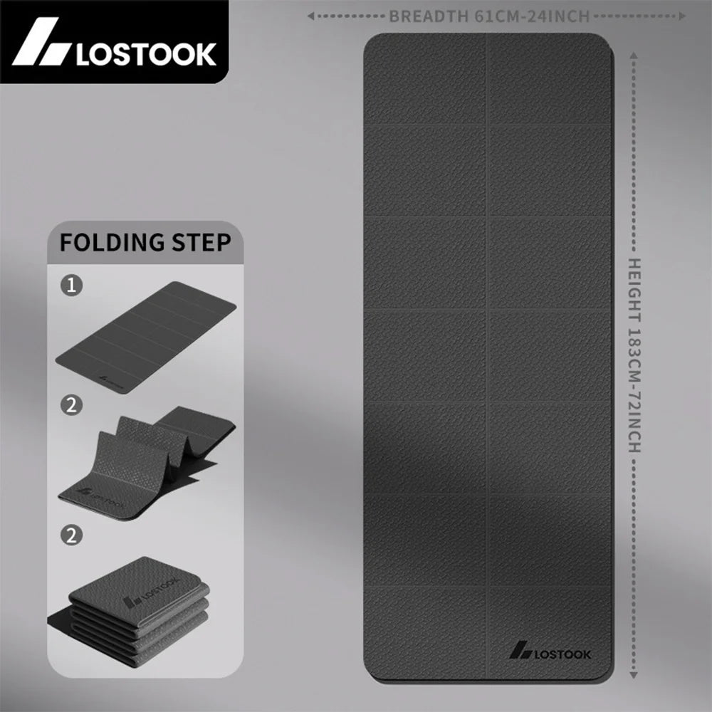 The Foldable TPE Travel Yoga Mat | Non-Slip Exercise Mat
