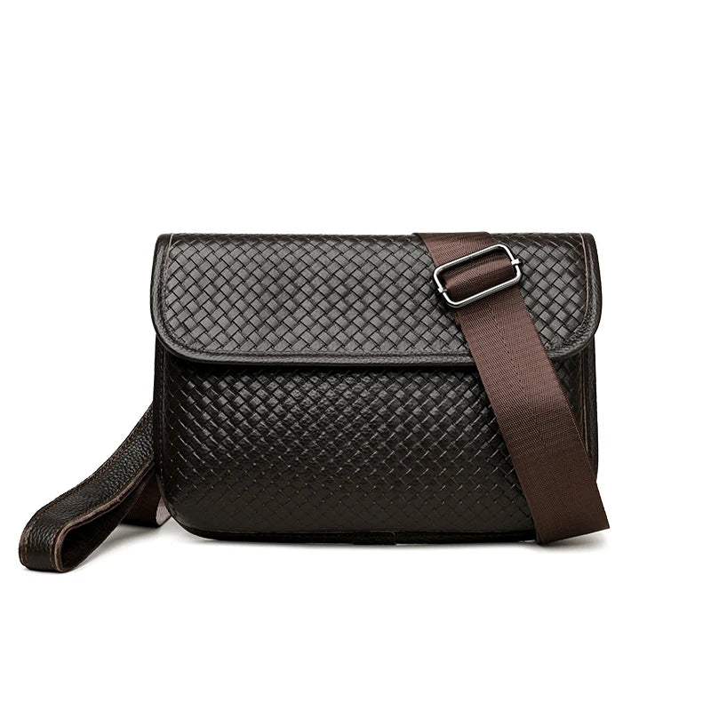 Men's Genuine Leather Cross Body Bag