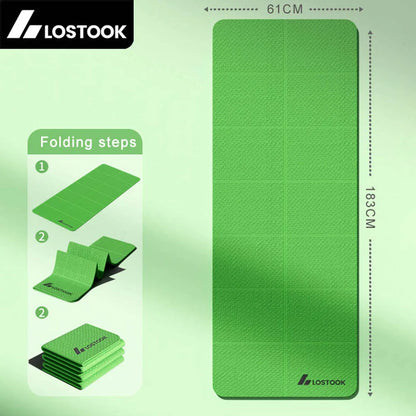 The Foldable TPE Travel Yoga Mat | Non-Slip Exercise Mat