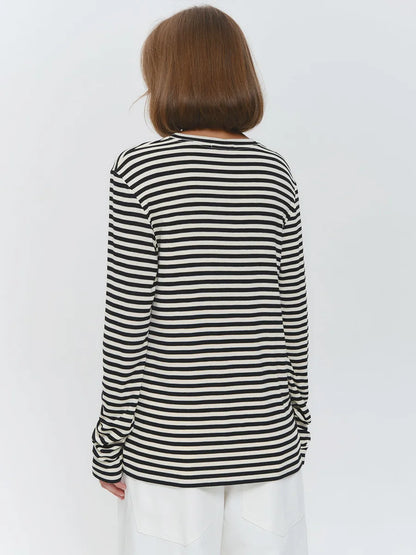 Effortless Chic: The Ultimate Monday-to-Sunday Striped Long Sleeve